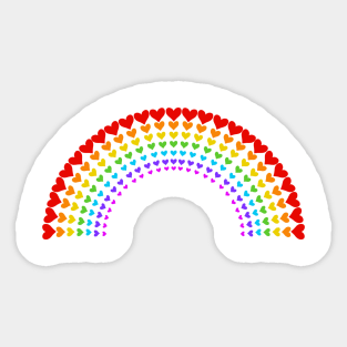 Heart Rainbow Sticker